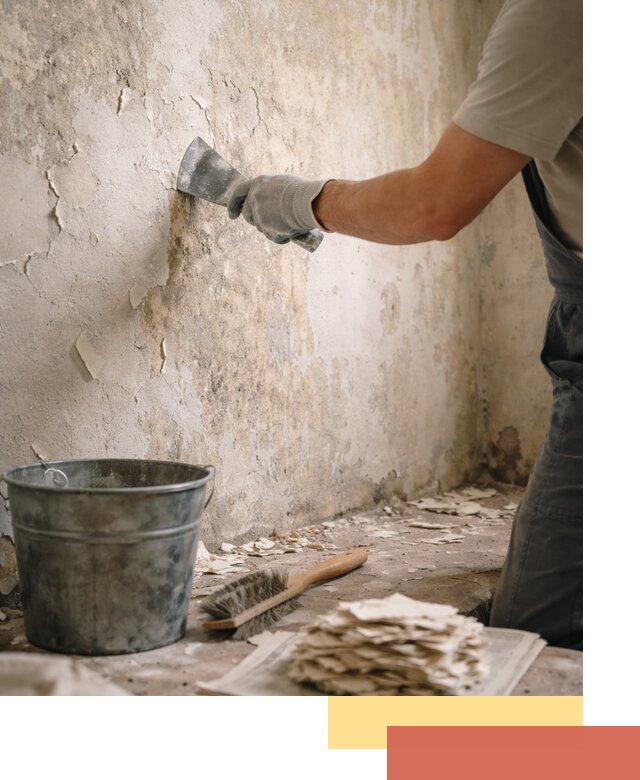 Удаление старой краски со стен в Пятигорске качественно и быстро