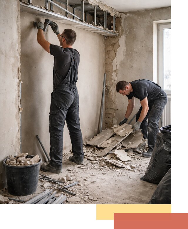 Демонтаж короба из гипсокартона в Пятигорске быстро и аккуратно