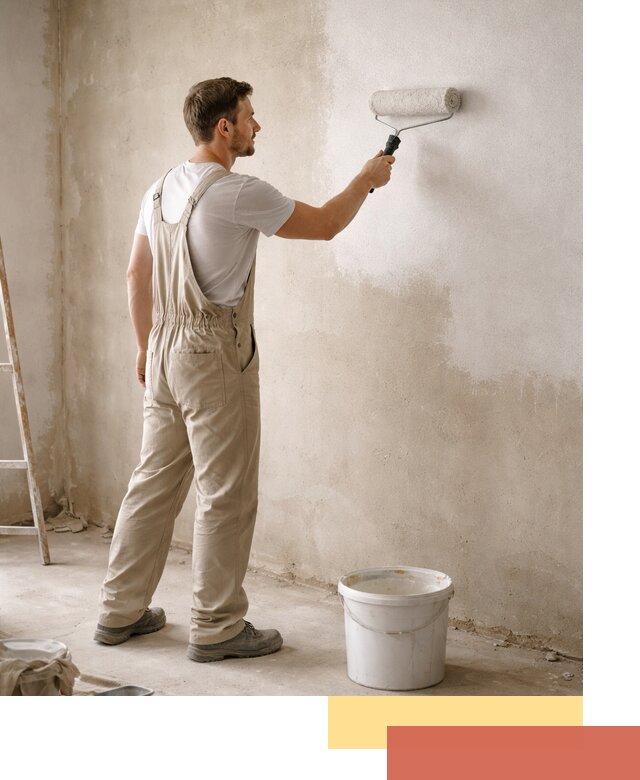Грунтовка стен под отделку в Пятигорске профессиональным раствором
