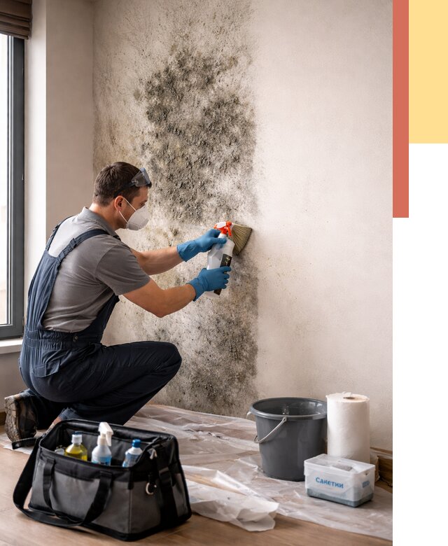 Удаление плесени со стен в Пятигорске от 2209 руб. — быстро и недорого | ОТДЕЛОЧНИК-Птг