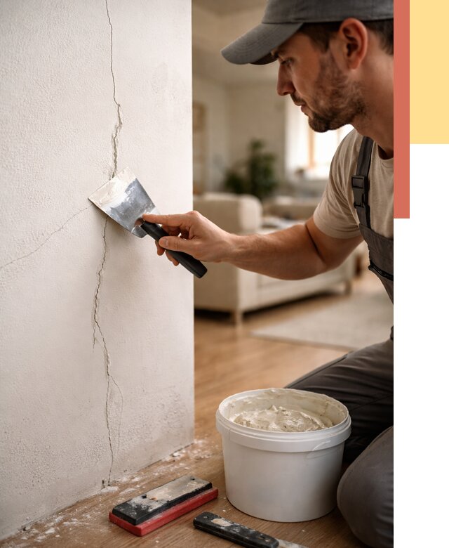 Заделка трещин и сколов в Пятигорске от 2517 руб. — быстро и недорого | ОТДЕЛОЧНИК-Птг