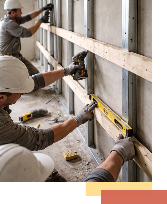 Устройство обрешетки под панели в Пятигорске