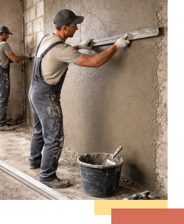 Штукатурка стен цементно-песчаная в Пятигорске профессионально