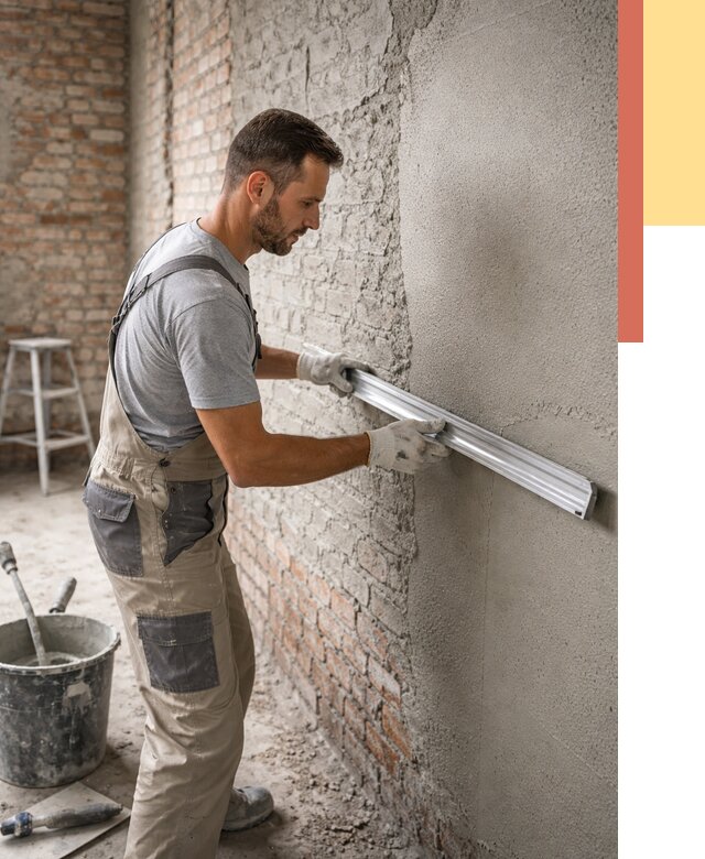 Штукатурка кирпичных стен в Пятигорске от 4623 руб/м2 — быстро и недорого | ОТДЕЛОЧНИК-Птг