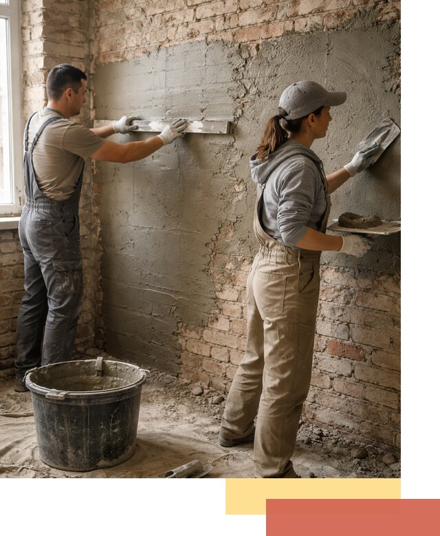 Штукатурка кирпичных стен в Пятигорске — качественно и надежно