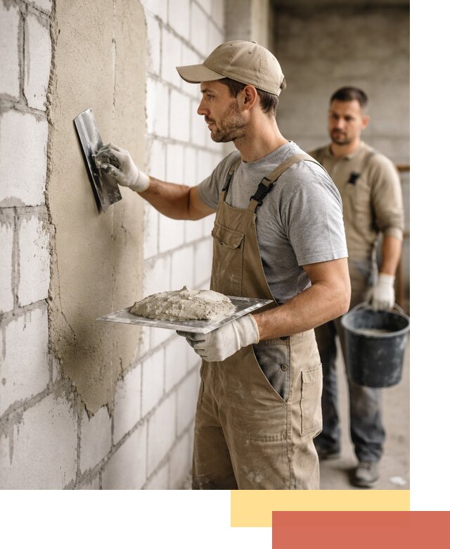 Штукатурка стен из газобетона в Пятигорске под ключ