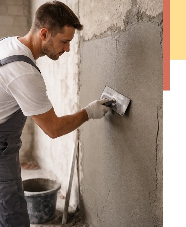 Штукатурка стен под плитку в Пятигорске от 4315 руб./м2 — выравнивание под плитку | ОТДЕЛОЧНИК-Птг