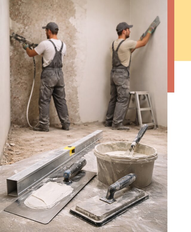 Штукатурка стен под обои в Пятигорске от 4623 руб./м2 — выравнивание под обои | ОТДЕЛОЧНИК-Птг