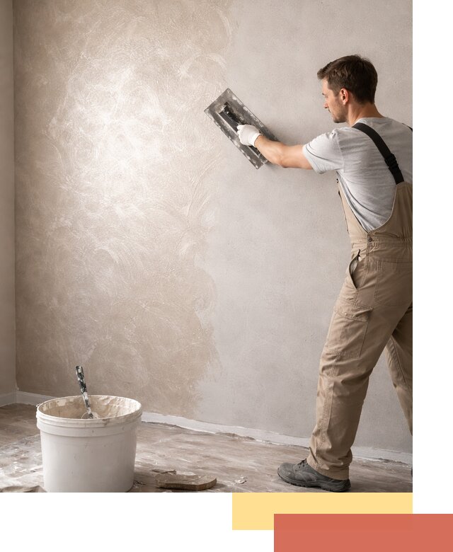 Декоративная штукатурка «Мокрый шелк» под ключ в Пятигорске