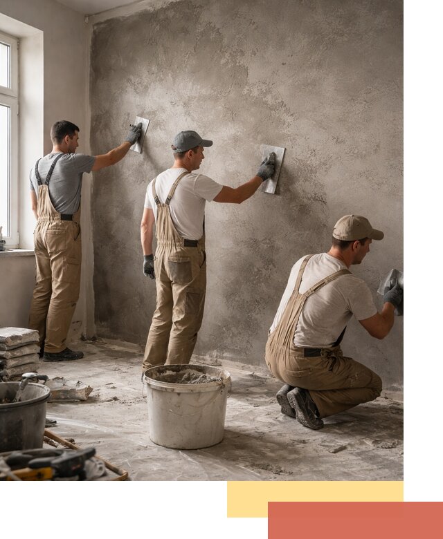 Декоративная штукатурка под бетон в Пятигорске для стен и потолков