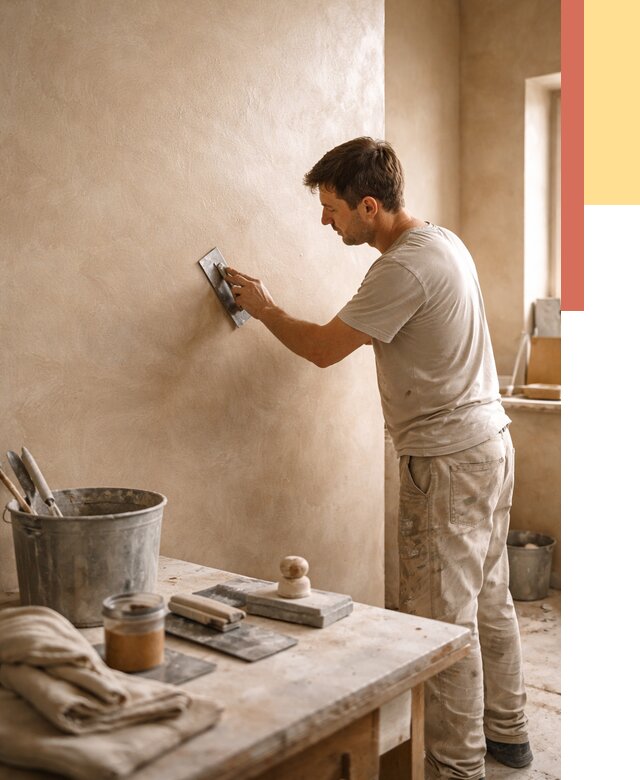 Марокканская штукатурка таделакт в Пятигорске под ключ от 4315 руб. | ОТДЕЛОЧНИК-Птг