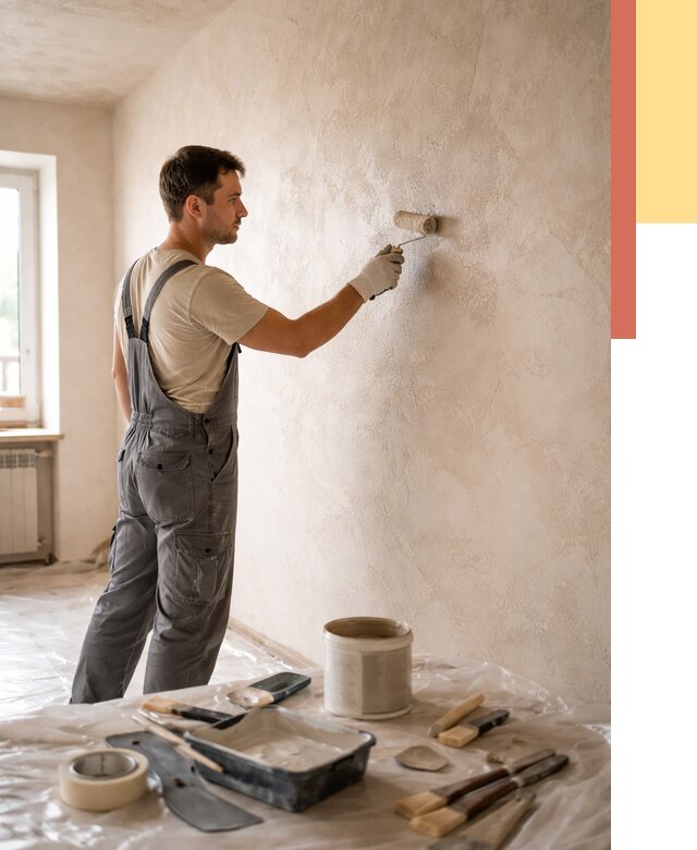 Нанесение лессирующей краски по декоративке в Пятигорске от 1798 руб. | ОТДЕЛОЧНИК-Птг