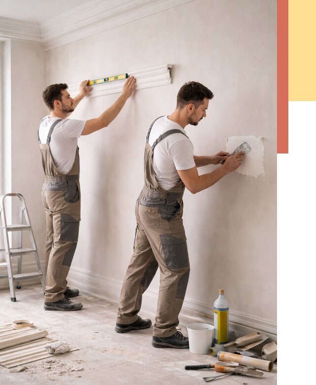 Монтаж лепнины на стены в Пятигорске от 4623 руб. — недорого, быстро | ОТДЕЛОЧНИК-Птг