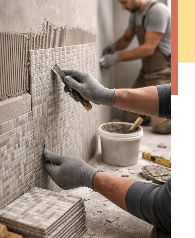 Облицовка стен мозаикой в Пятигорске от 3287 руб/м2 — укладка мозаики на стены | ОТДЕЛОЧНИК-Птг