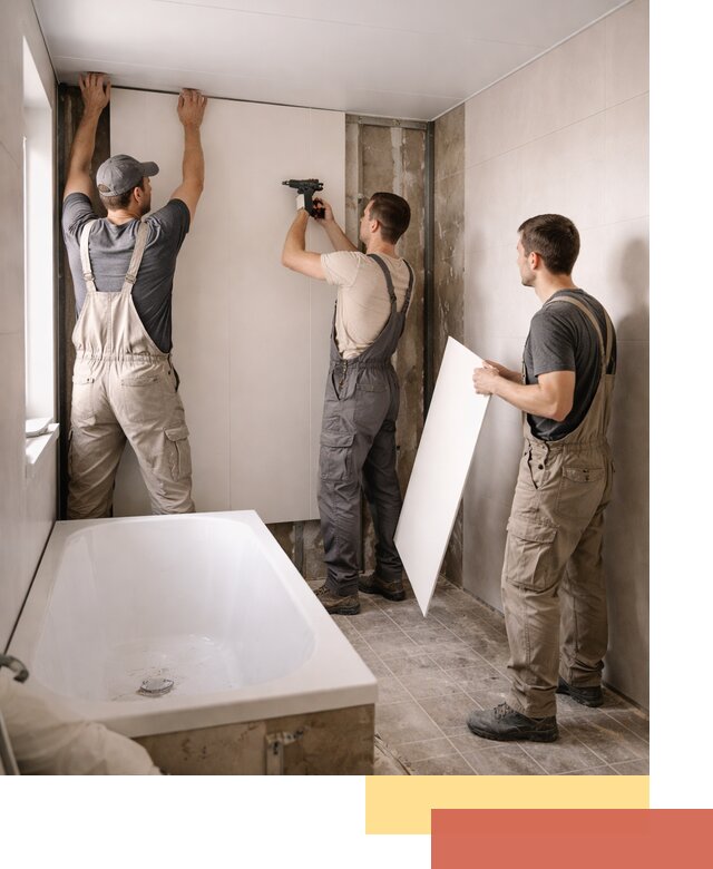 Отделка ванной панели ПВХ профессионально в Пятигорске