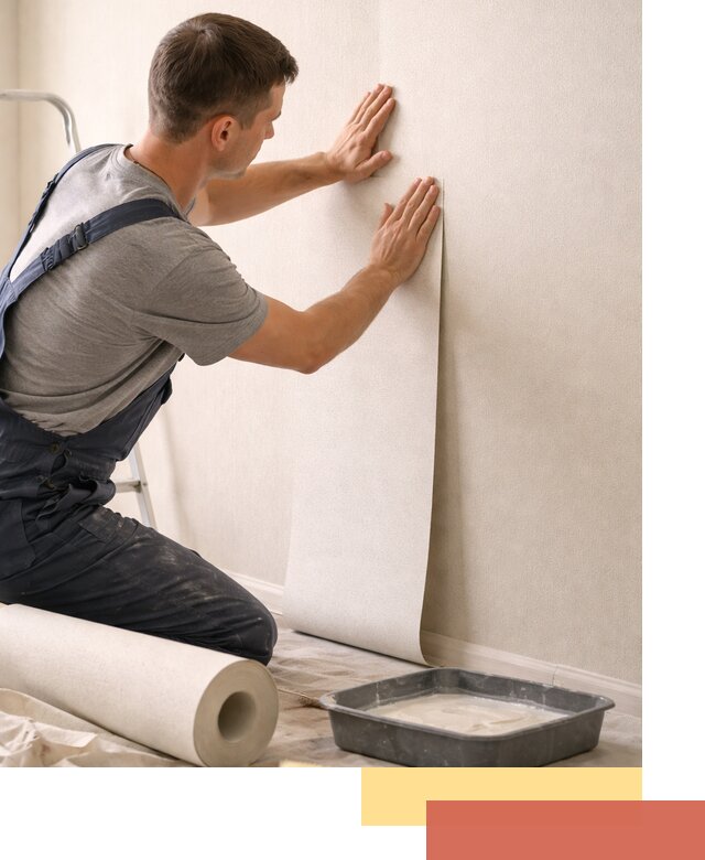 Поклейка флизелиновых обоев в Пятигорске качественно и быстро