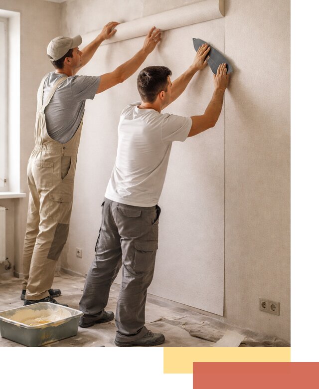 Поклейка виниловых обоев в Пятигорске профессионально и качественно