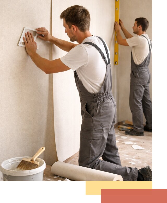 Поклейка бумажных обоев в Пятигорске качественно и недорого