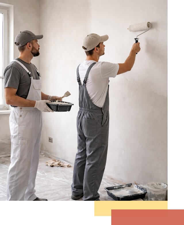 Покраска стен водоэмульсионной краской в Пятигорске