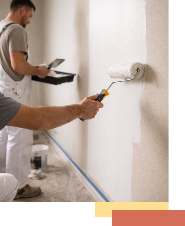 Покраска стен акриловой краской профессионально в Пятигорске