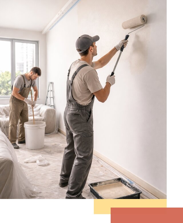 Покраска стен в офисе в Пятигорске — быстрый и качественный ремонт