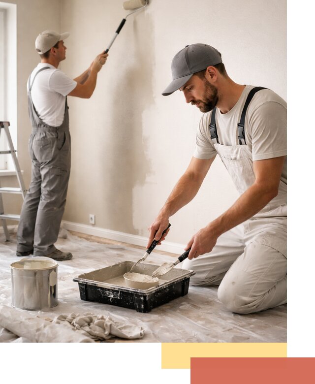 Покраска стен в квартире в Пятигорске — профессионально и аккуратно