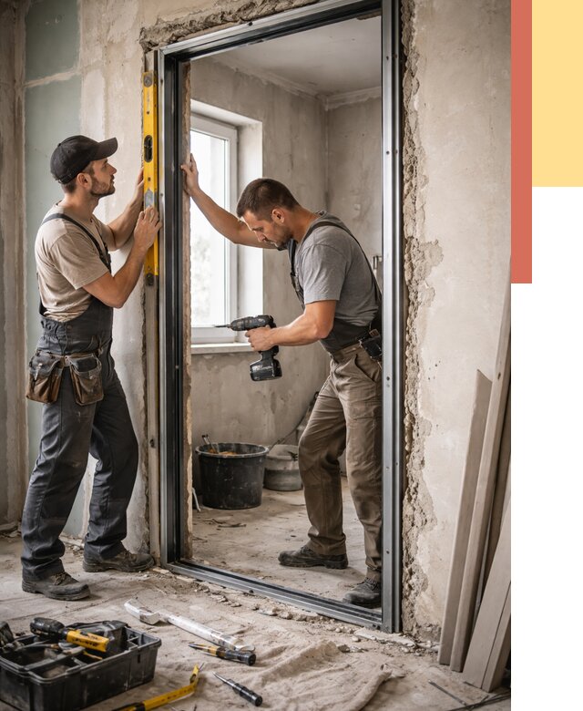 Закладка дверного проема в Пятигорске от 3596 руб. — быстро и недорого | ОТДЕЛОЧНИК-Птг