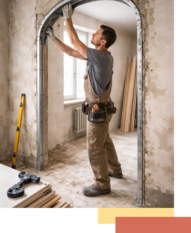 Устройство арочного проема в Пятигорске под ключ