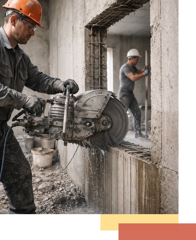 Алмазная резка проемов в Пятигорске быстро и точно