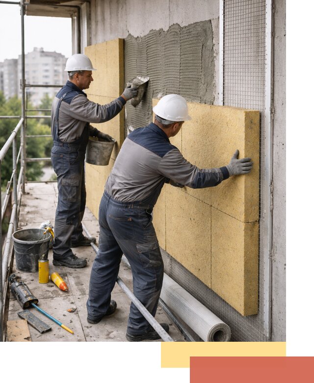 Утепление стен зданий и домов в Пятигорске качественно и надежно