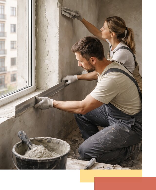 Штукатурка откосов дверей и окон профессионально в Пятигорске