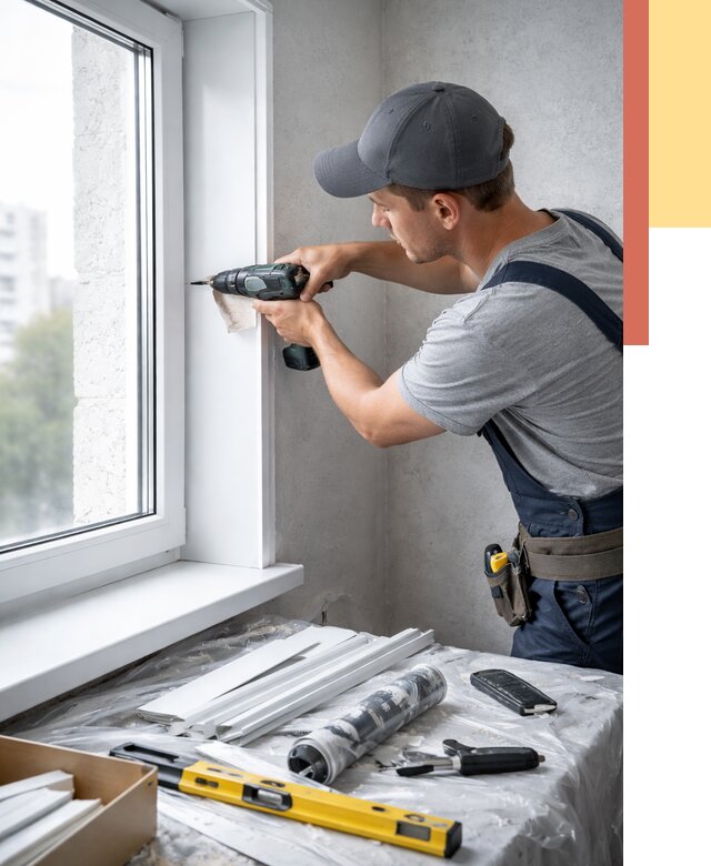 Установка пластиковых откосов в Пятигорске от 2311 руб. | ОТДЕЛОЧНИК-Птг монтаж, быстро и недорого