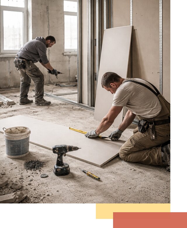 Кладка перегородок из ПГП под ключ в Пятигорске