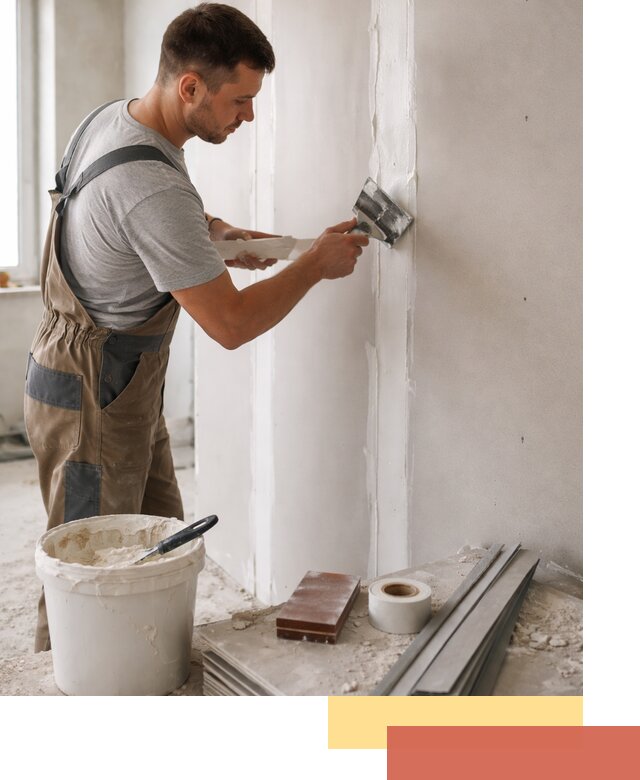 Шпаклевка перегородок из гипсокартона в Пятигорске качественно и быстро