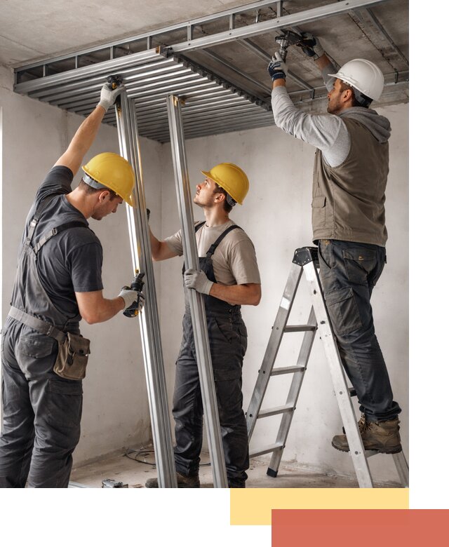 Монтаж реечного потолка под ключ в Пятигорске