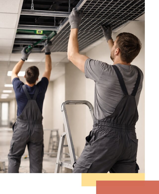 Монтаж потолка Грильято в Пятигорске: установка под ключ качественно