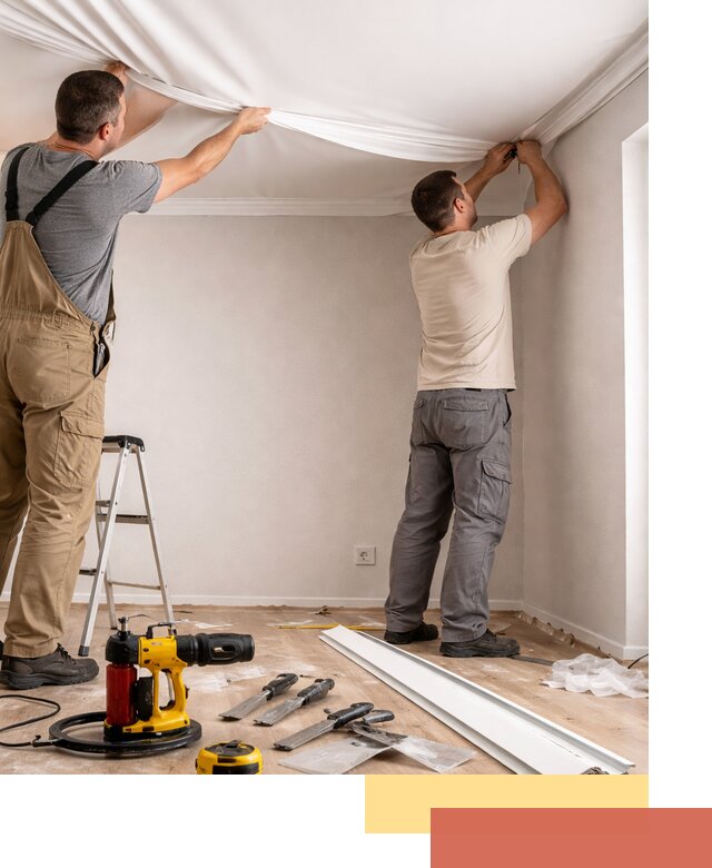 Монтаж ПВХ натяжного потолка в Пятигорске качественно и быстро