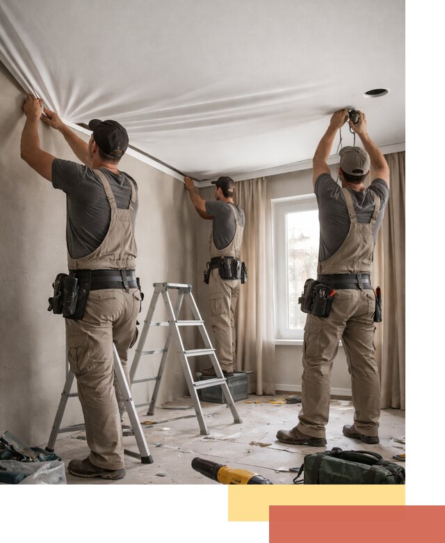 Монтаж матового натяжного потолка в Пятигорске качественно и быстро