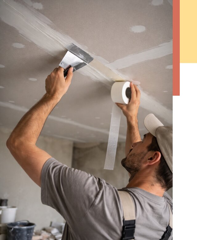 Обработка швов потолка ГКЛ в Пятигорске от 7705 руб. под ключ | ОТДЕЛОЧНИК-Птг