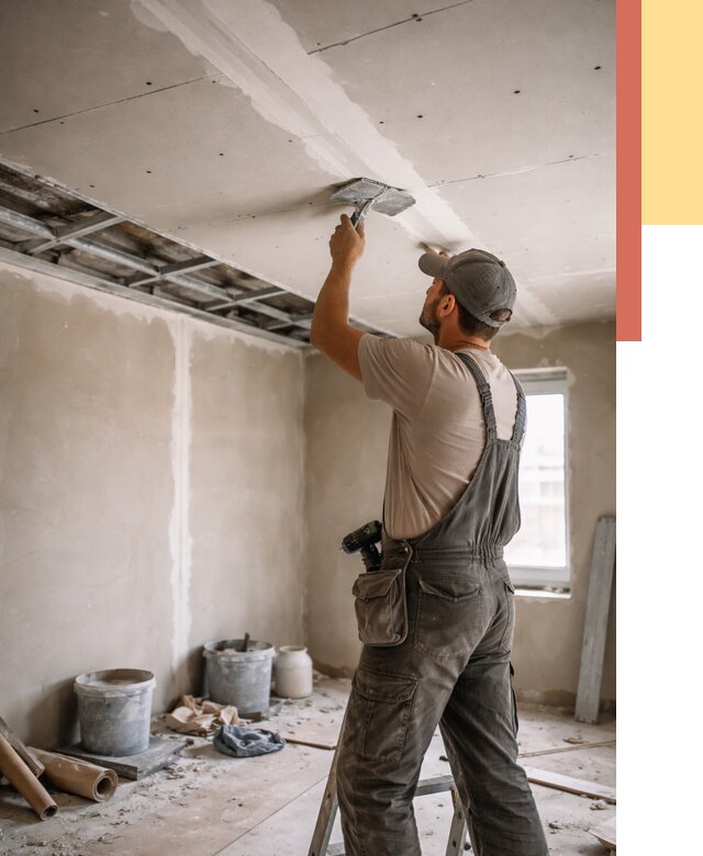 Ремонт потолка из гипсокартона в Пятигорске от 668 руб./м² — быстро и недорого | ОТДЕЛОЧНИК-Птг