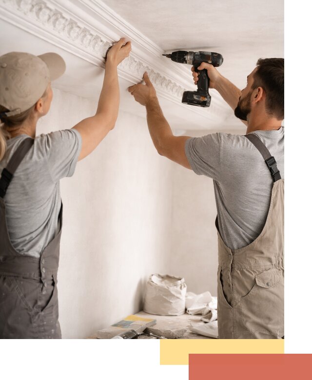 Профессиональный монтаж лепнины на потолок в Пятигорске