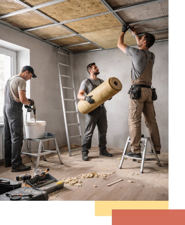 Шумоизоляция потолка в Пятигорске: профессиональный монтаж и отделка